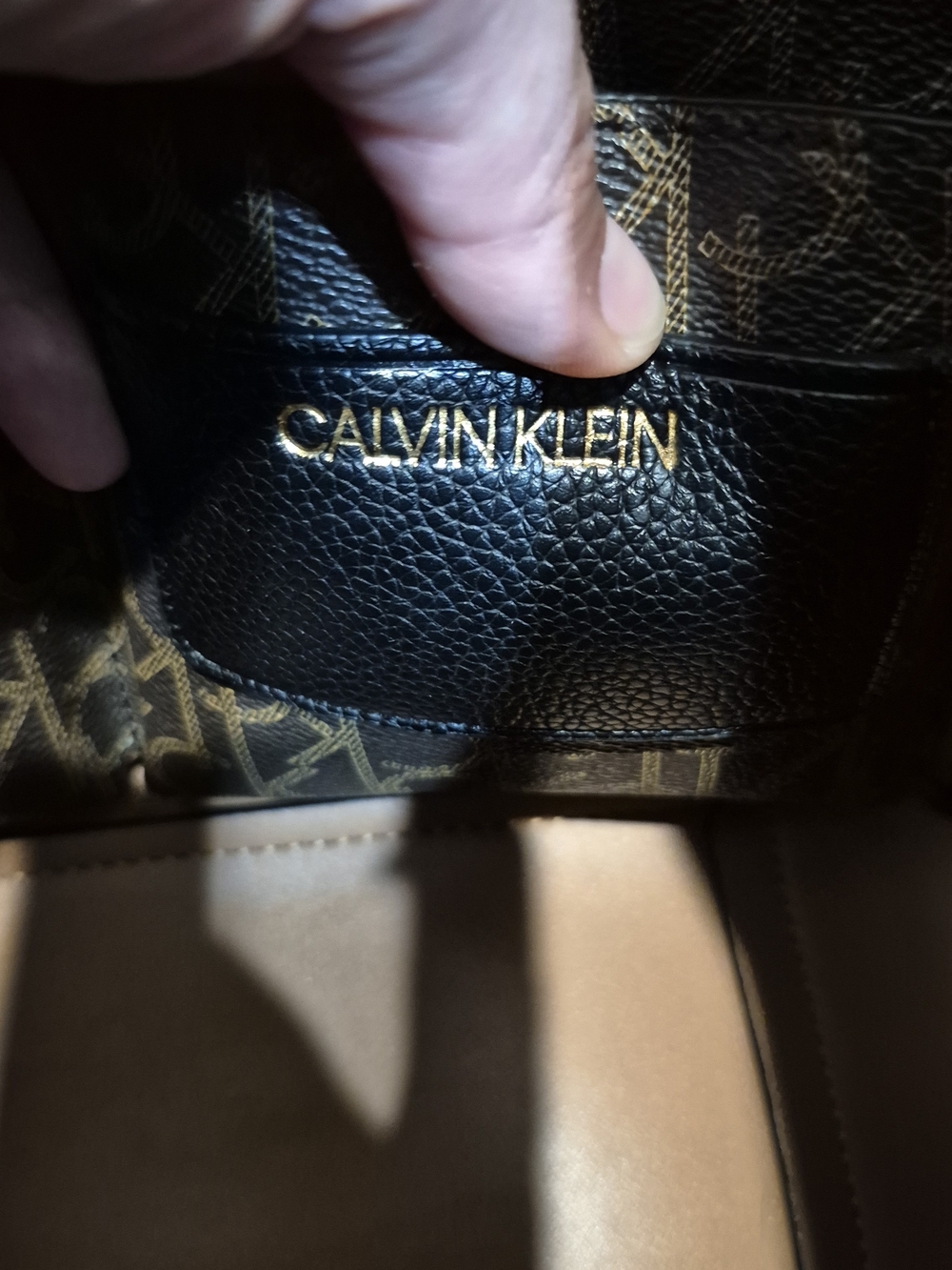 Calvin Klein Black Leather Tote Bag - Picture 14 of 16